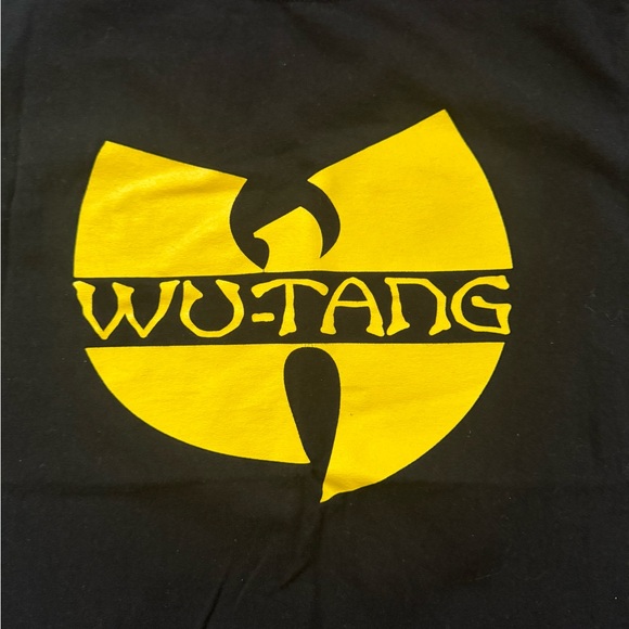 Wu-Tang Black T-Shirt with Yellow Logo - Picture 2 of 3